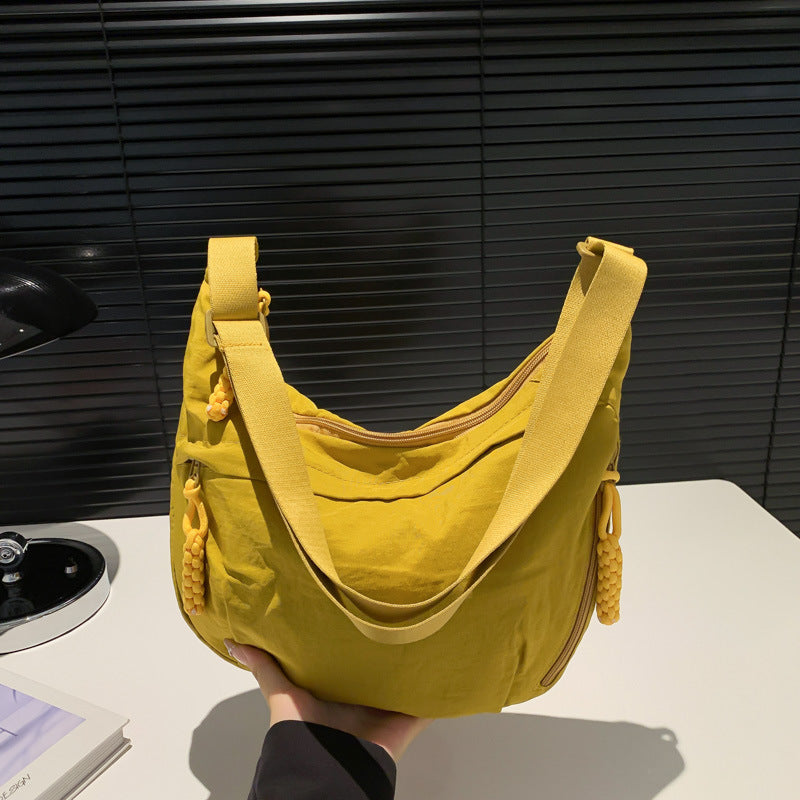 Sac à bandoulière en nylon lavé