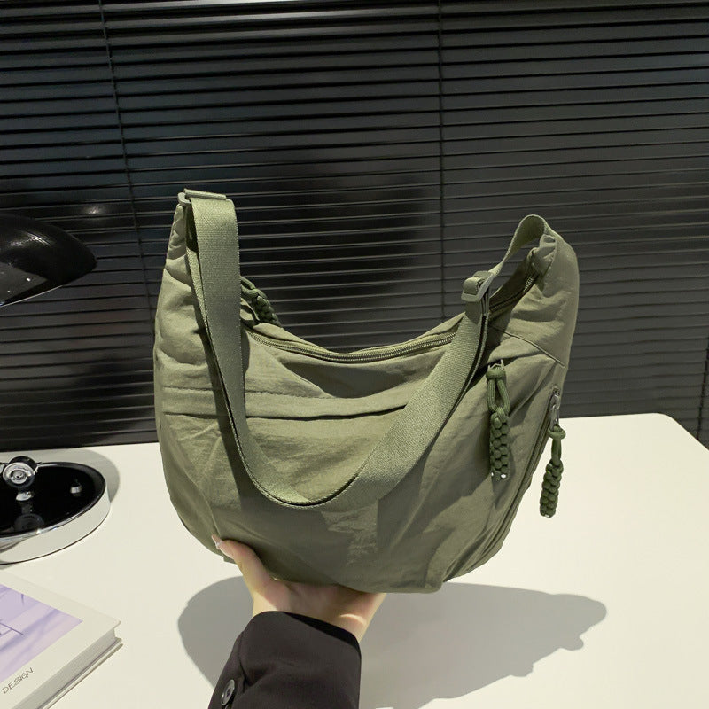 Sac à bandoulière en nylon lavé