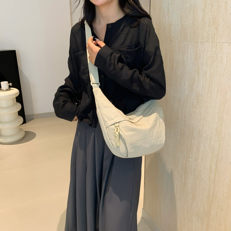 Sac à bandoulière en nylon lavé