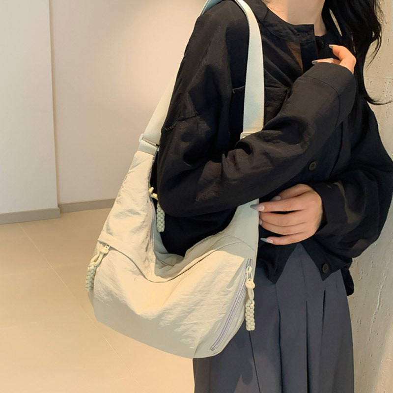 Sac à bandoulière en nylon lavé