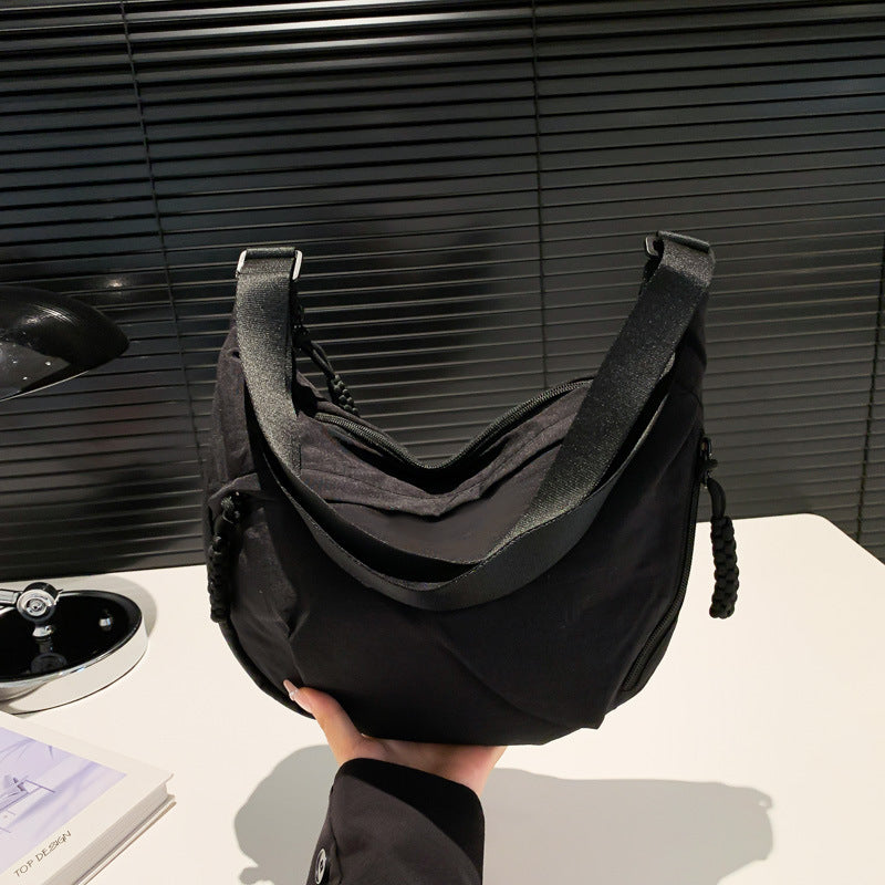 Sac à bandoulière en nylon lavé