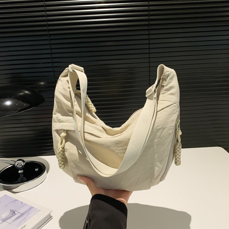 Sac à bandoulière en nylon lavé