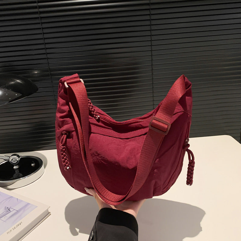 Sac à bandoulière en nylon lavé