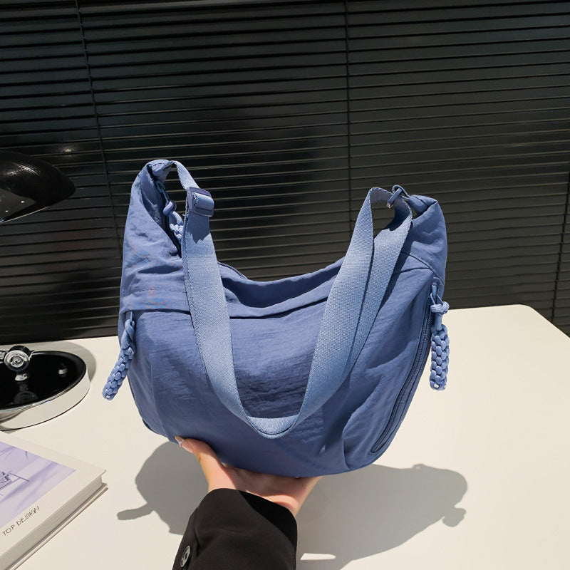 Sac à bandoulière en nylon lavé