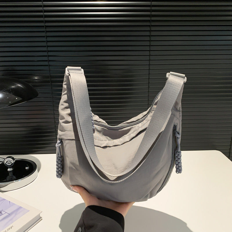 Sac à bandoulière en nylon lavé
