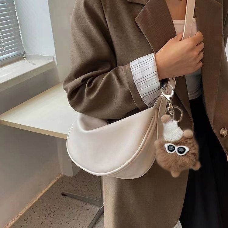 Sac à bandoulière en cuir souple