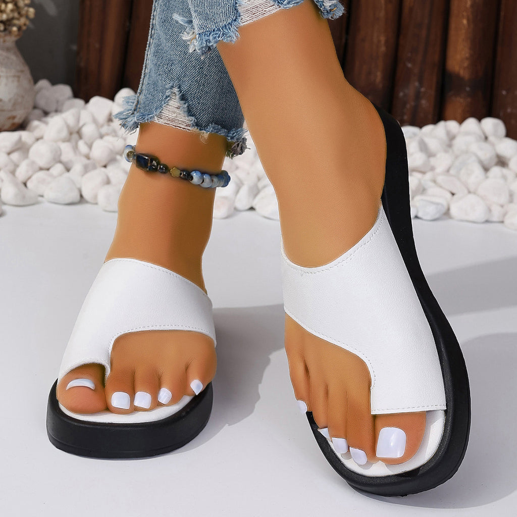 Chaussons plats pour l'été