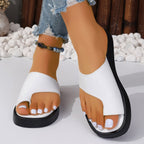 Chaussons plats pour l'été