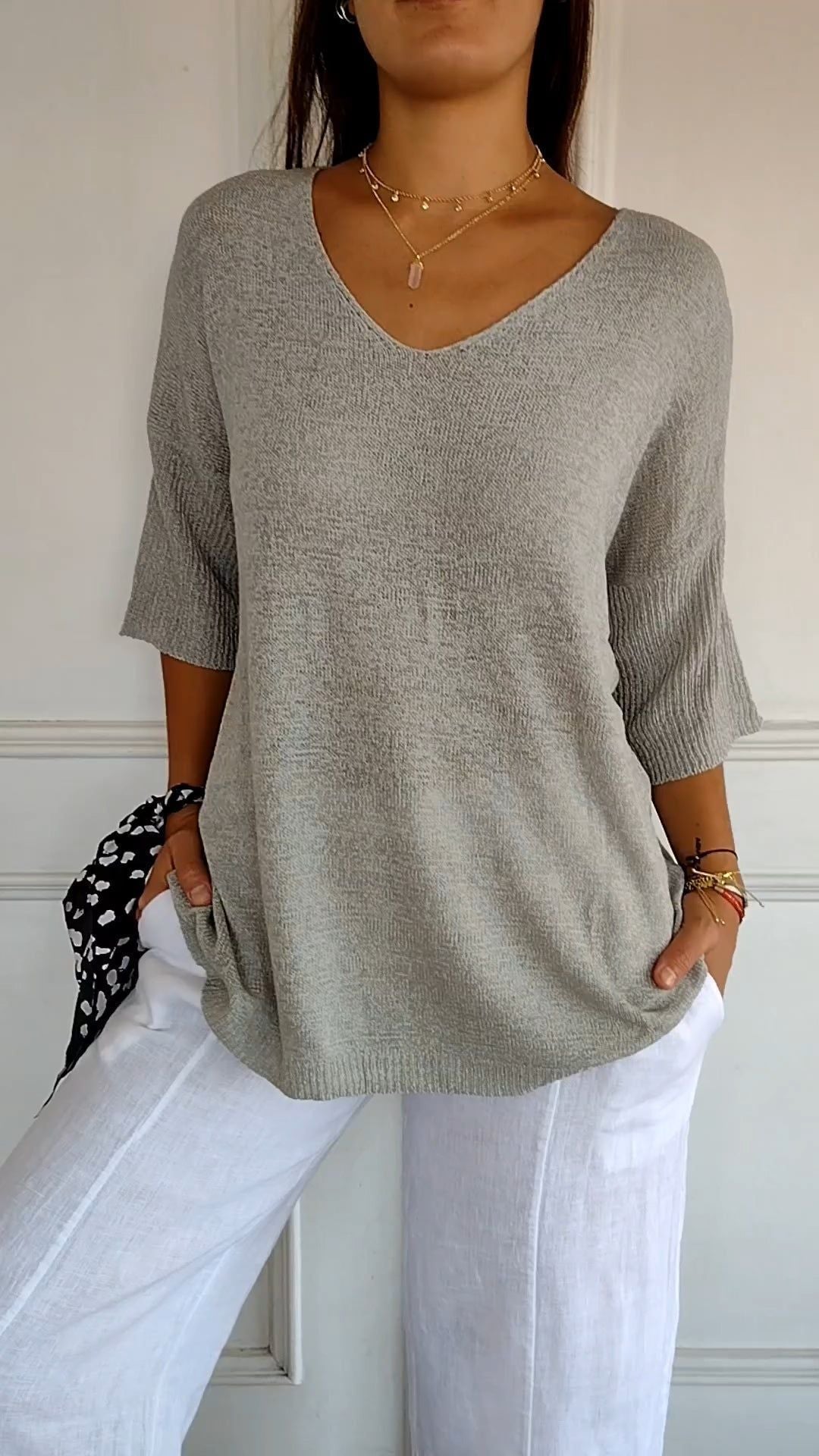 Veste à manches longues pour femme