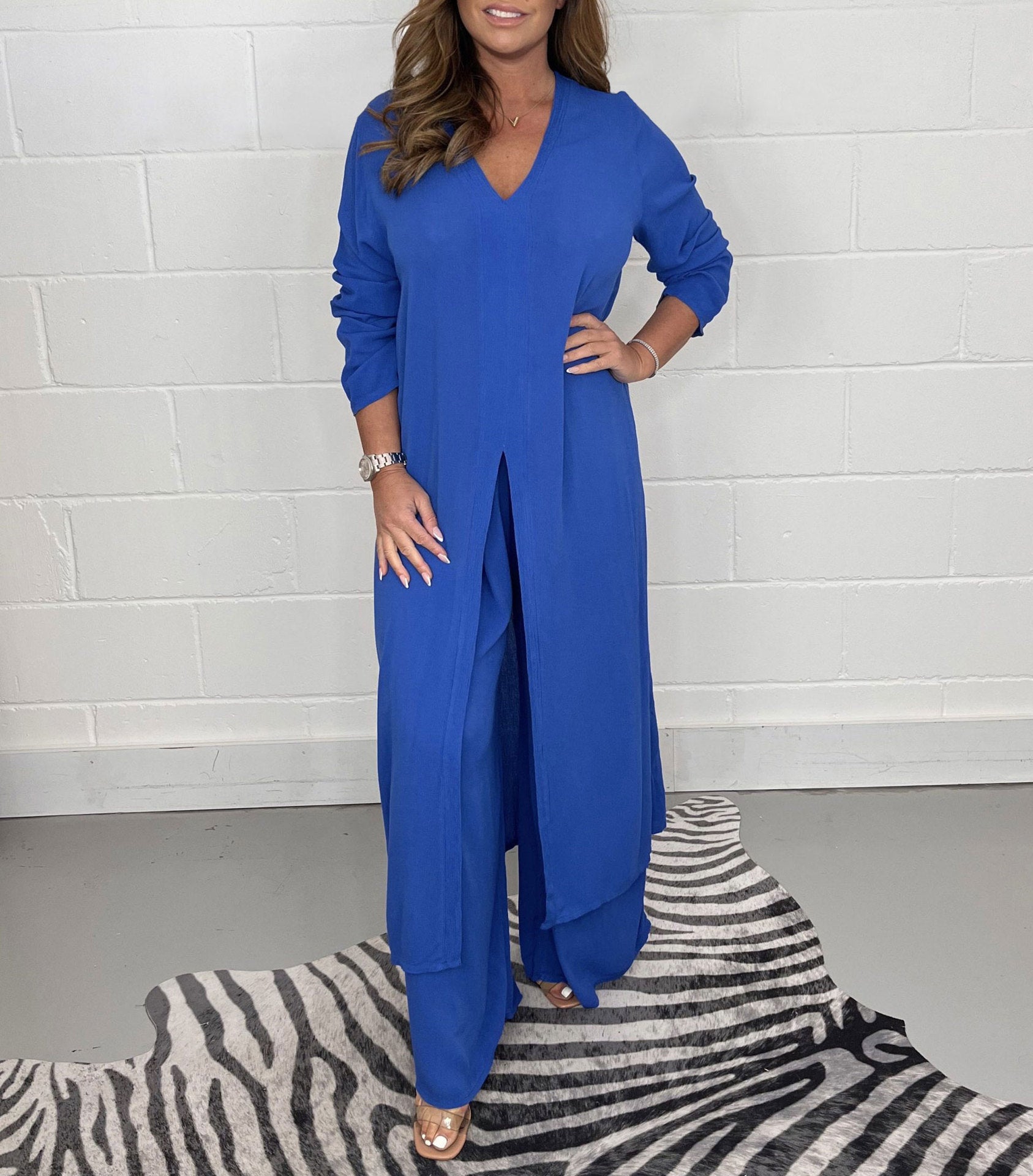 Chemisier et pantalon simples