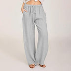 Pantalon d'été ample avec taille élastique