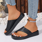 Chaussons plats pour l'été