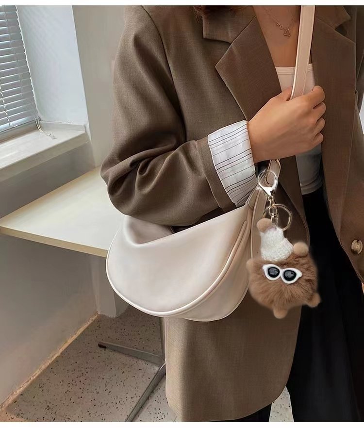 Sac à bandoulière en cuir souple