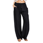 Pantalon d'été ample avec taille élastique