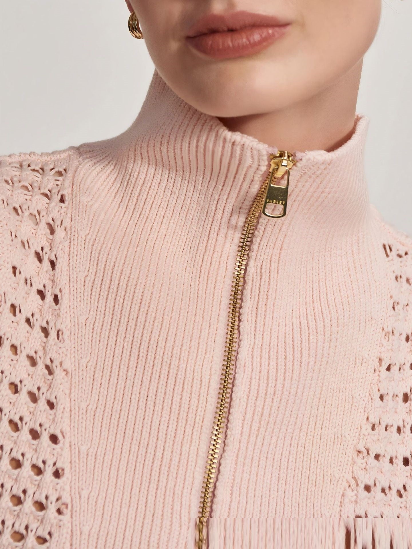 Farley Beans - Veste en maille demi-zip