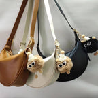 Sac à bandoulière en cuir souple