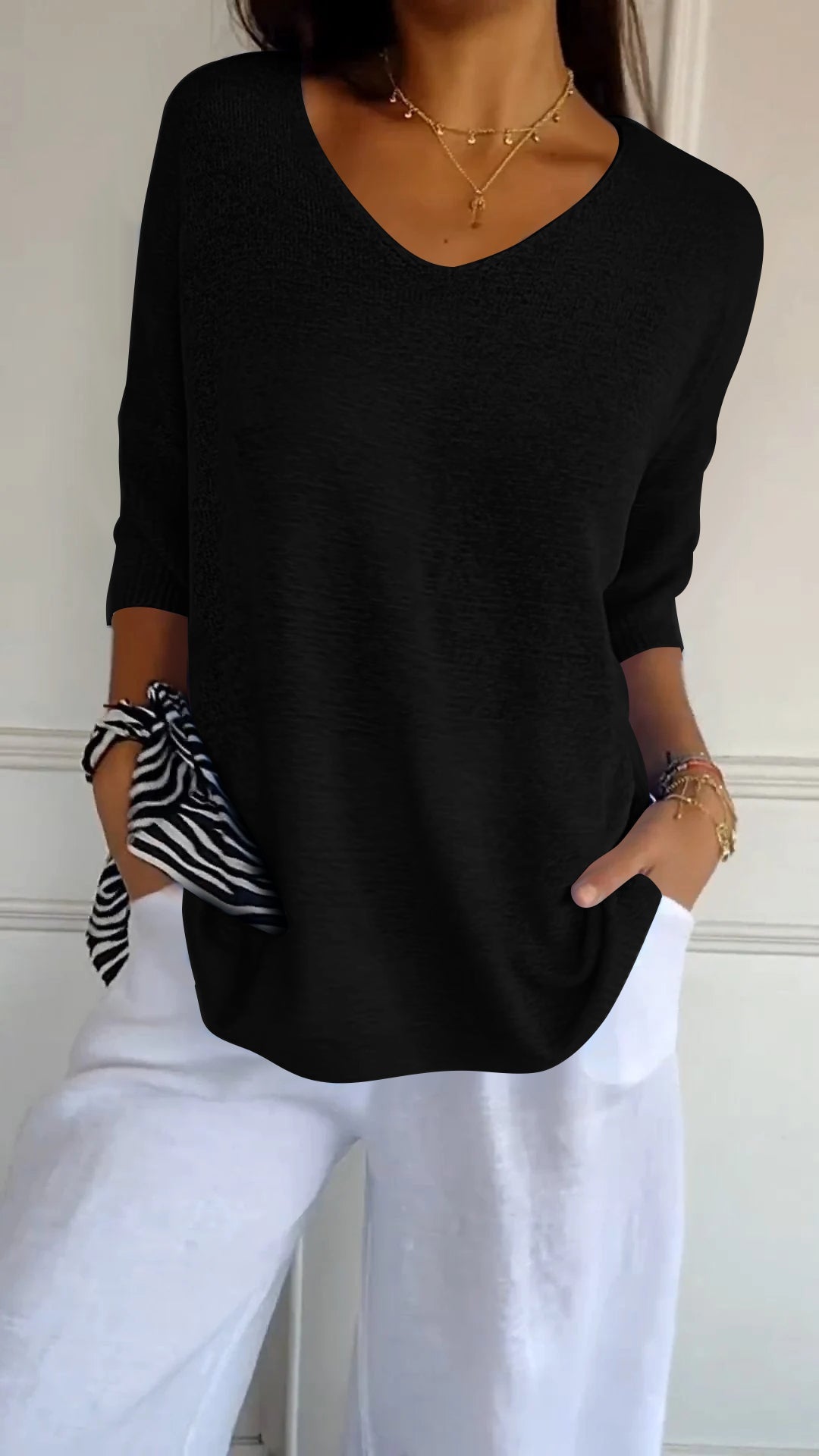Veste à manches longues pour femme