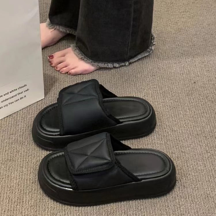 Chaussons d'été épais pour femmes