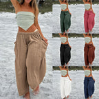 Pantalon d'Été Large à Taille Haute – Confort & Élégance en Toute Légèreté