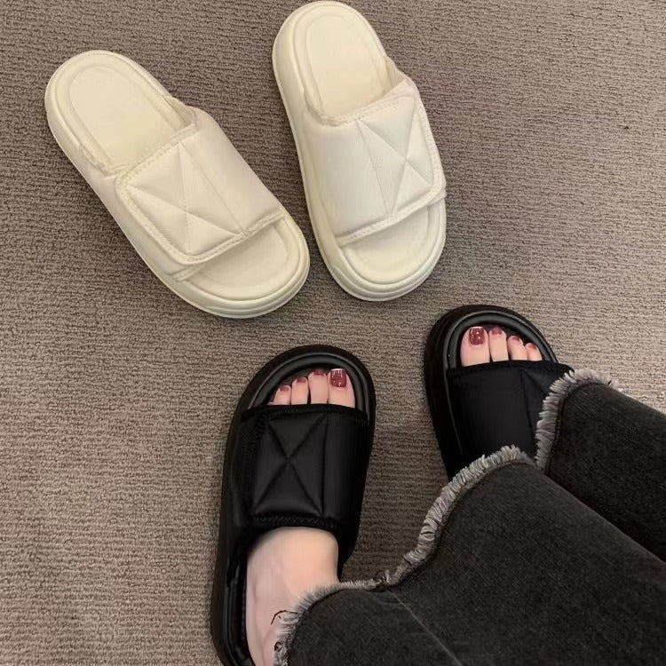 Chaussons d'été épais pour femmes