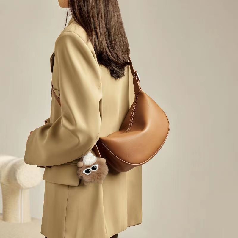 Sac à bandoulière en cuir souple